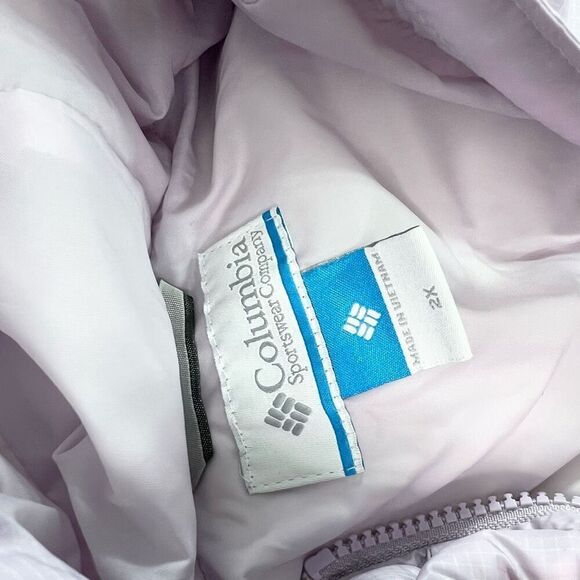 Columbia Coat Womens 2X Puffect Puffer Jacket Outdoor Winter Purple #6C1C - Picture 5 of 10